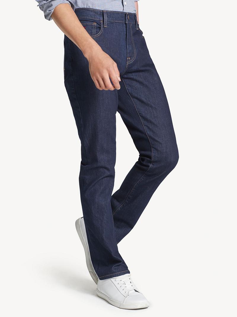 Jeans Tommy Hilfiger Straight fit essential clean rinse Hombre Azul Marino | CL_M31390