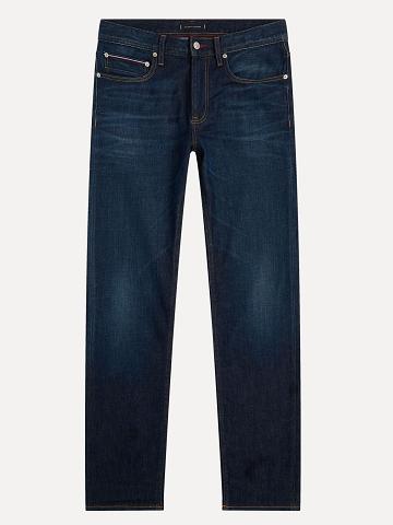 Jeans Tommy Hilfiger Big and tall regular fit dark wash Hombre Azules | CL_M31357