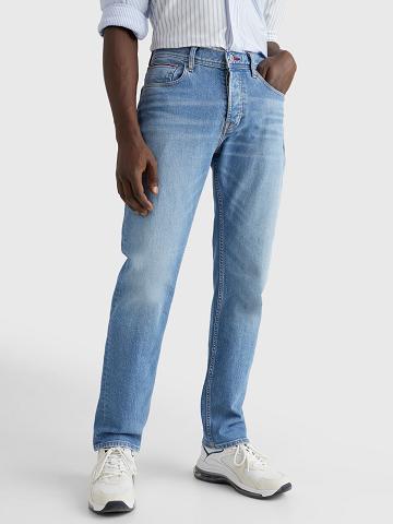 Jeans Tommy Hilfiger Denton straight fit organic cotton Hombre Azules | CL_M31362