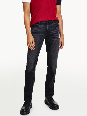 Jeans Tommy Hilfiger Denton straight fit wash Hombre Negras | CL_M31364