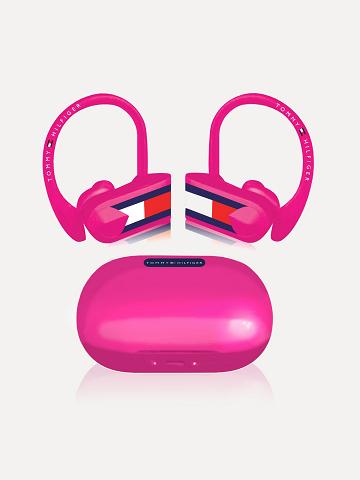 Technology Tommy Hilfiger Neon Deporte Earbuds Mujer Rosas | CL_W21687